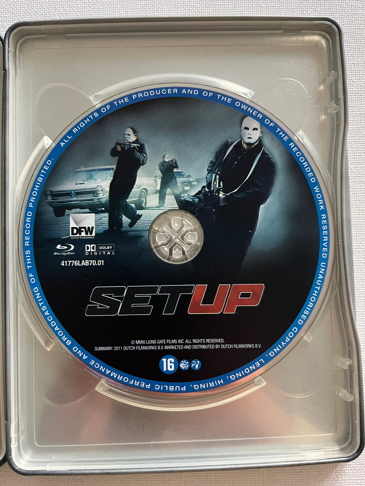 Set Up – Steelbook Blu-ray (2011) | 50 Cent, Bruce Willis & Ryan Phillippe