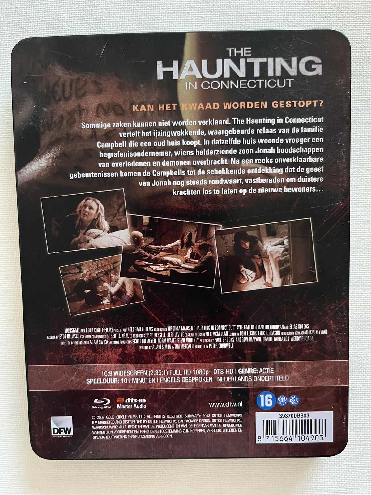 The Haunting in Connecticut – Limited Edition Steelbook Blu-ray (2009) | Virginia Madsen & Kyle Gallner