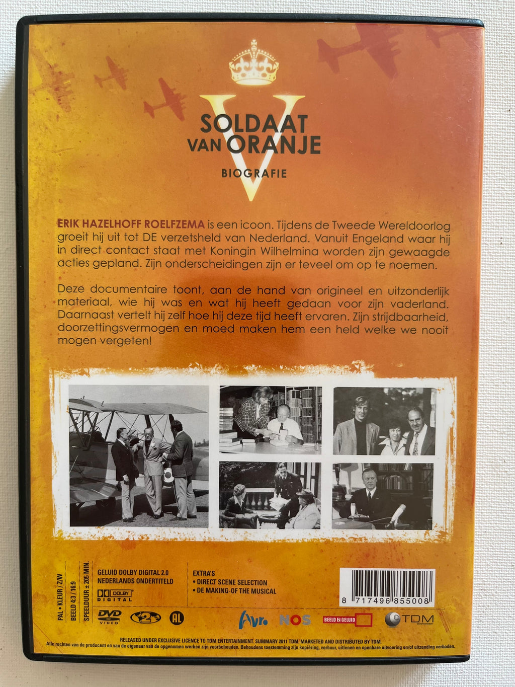 Soldaat van Oranje – De Biografie – 2-Disc DVD | Erik Hazelhoff Roelfzema