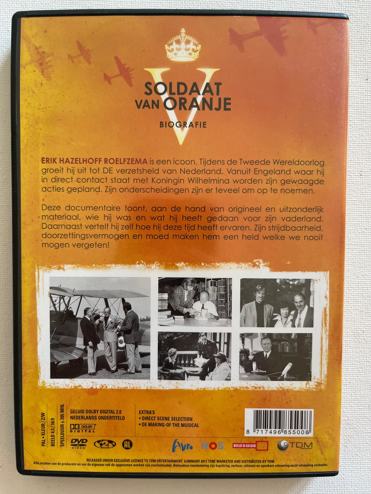 Soldaat van Oranje – De Biografie – 2-Disc DVD | Erik Hazelhoff Roelfzema