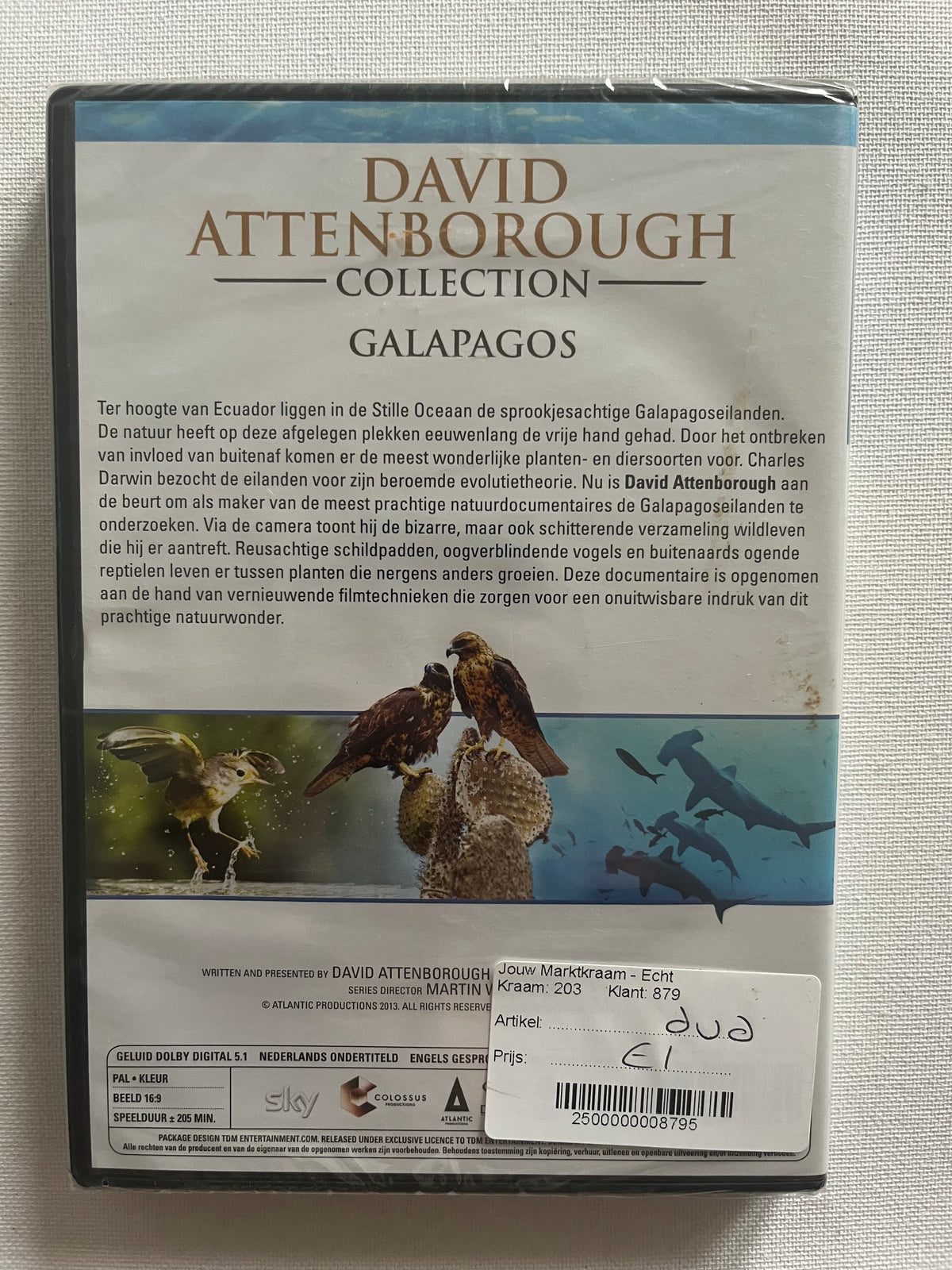 David Attenborough’s Galapagos – DVD (2013) | New & Sealed
