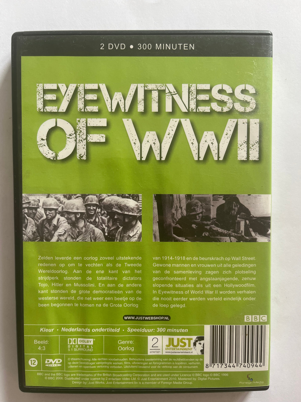BBC Eyewitness: World War II – 2-Disc DVD (2001) | WWII Documentary