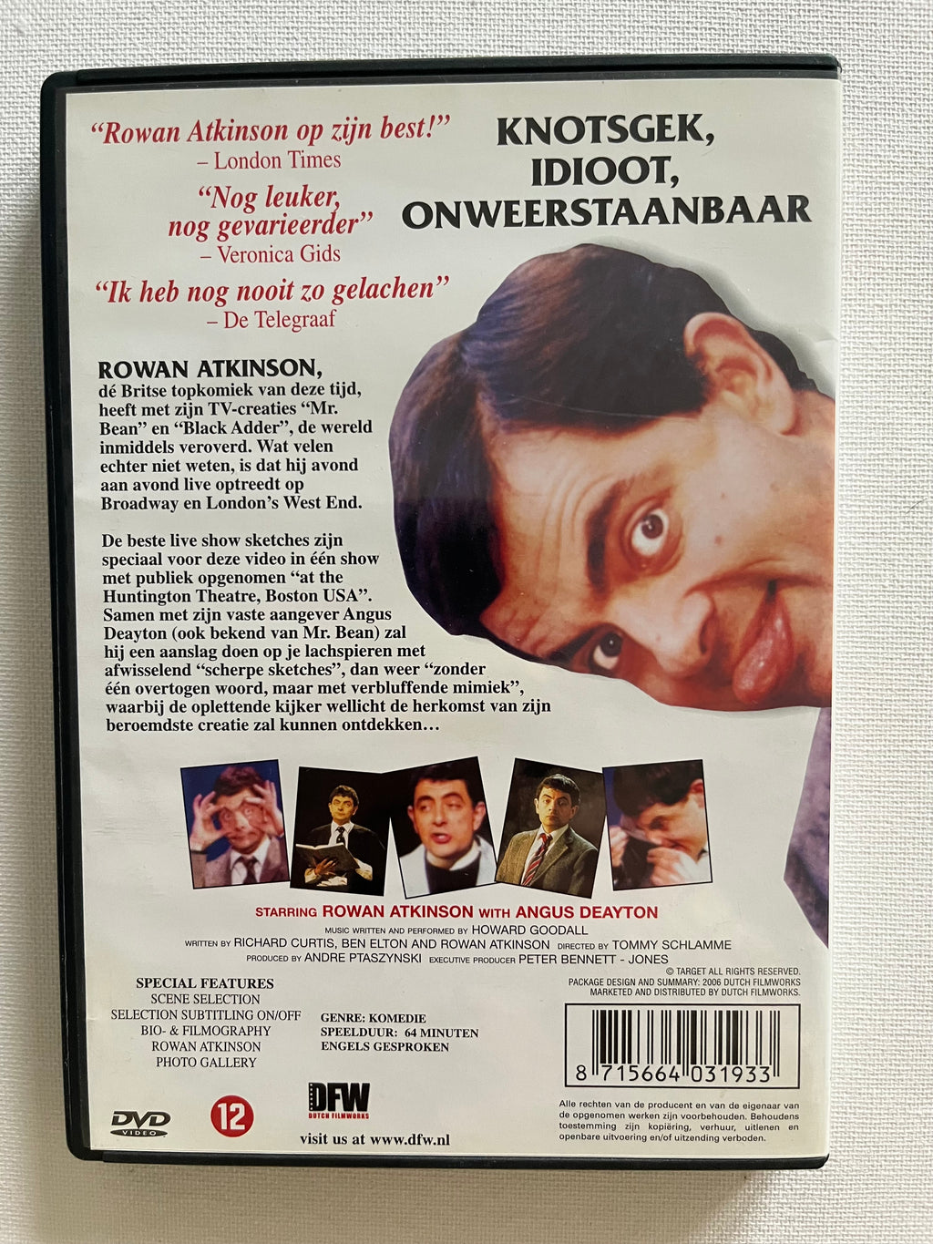 Rowan Atkinson Live – DVD (1992) | Mr. Bean Star