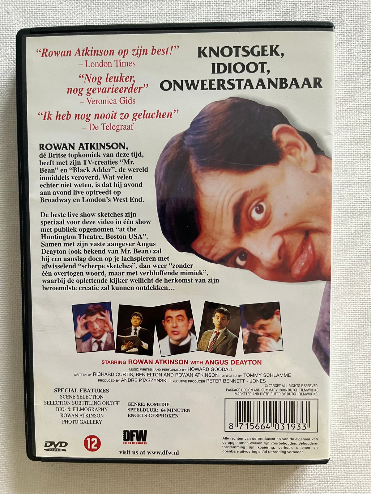 Rowan Atkinson Live – DVD (1992) | Mr. Bean Star