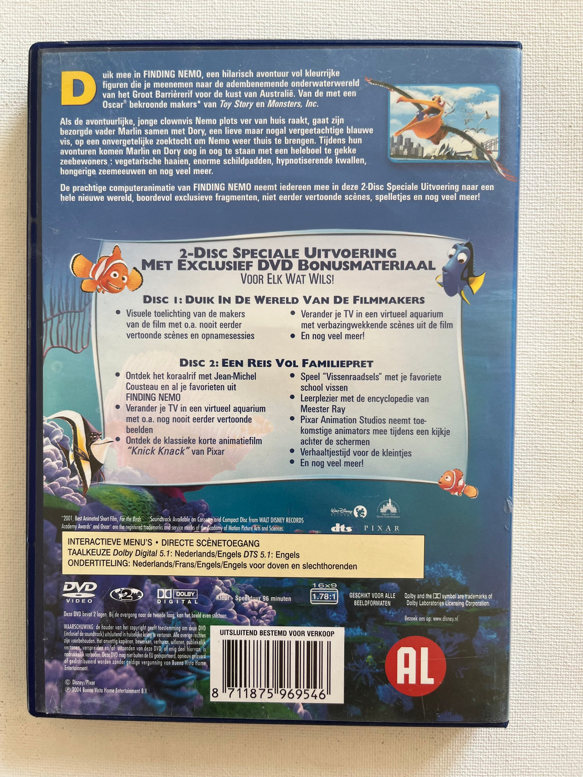Disney Pixar Finding Nemo – 2-Disc DVD (2003) | Special Edition