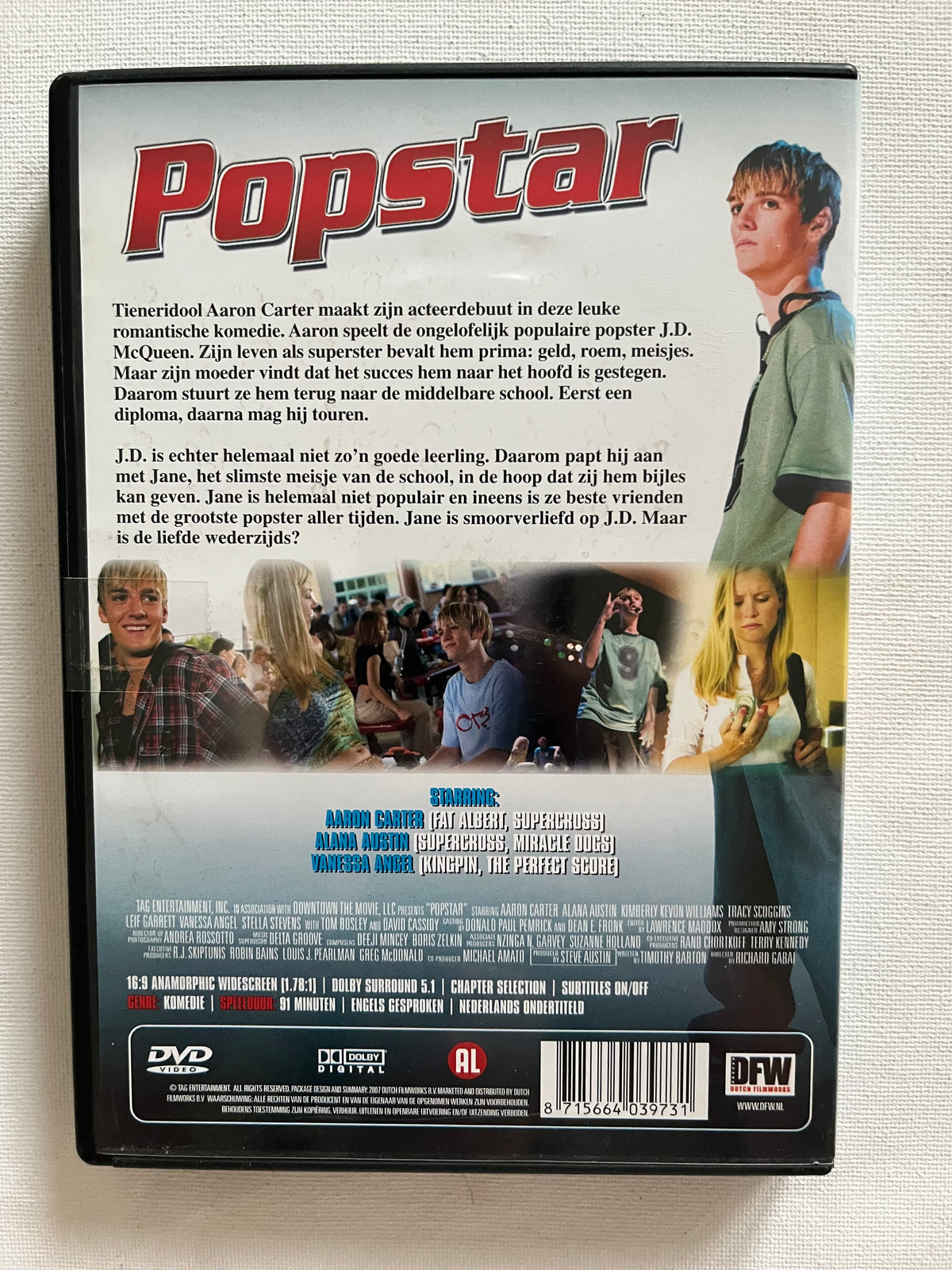 Popstar – DVD (2005) | Aaron Carter