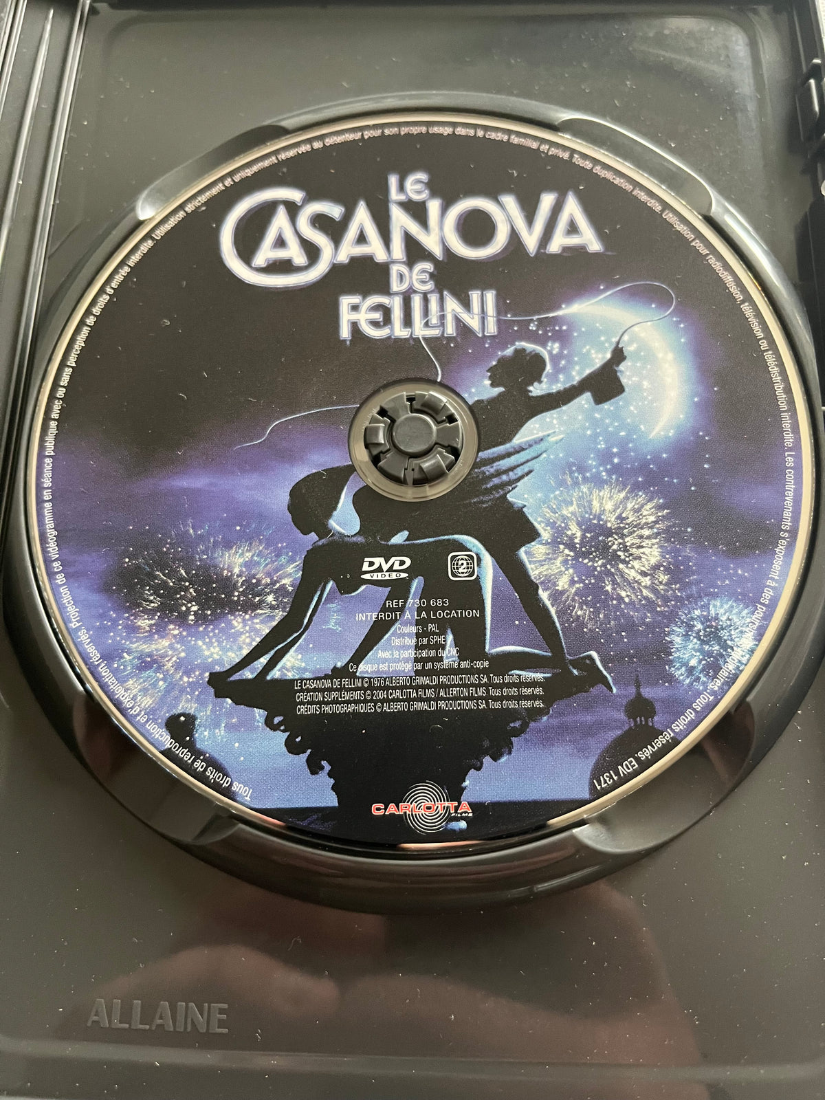 Fellini’s Casanova – DVD (1976) | Donald Sutherland
