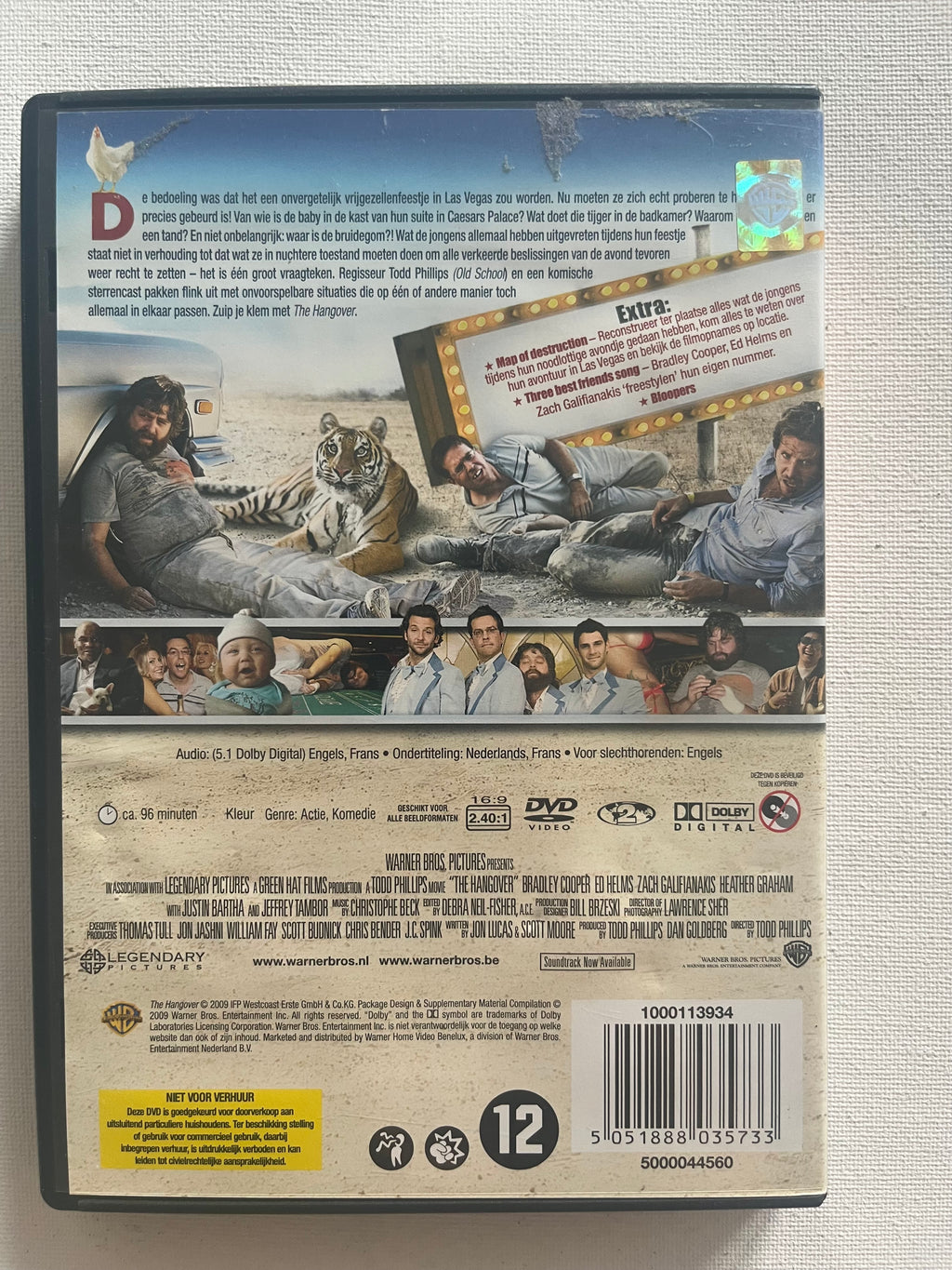 The Hangover – DVD (2009) | Bradley Cooper, Ed Helms & Zach Galifianakis