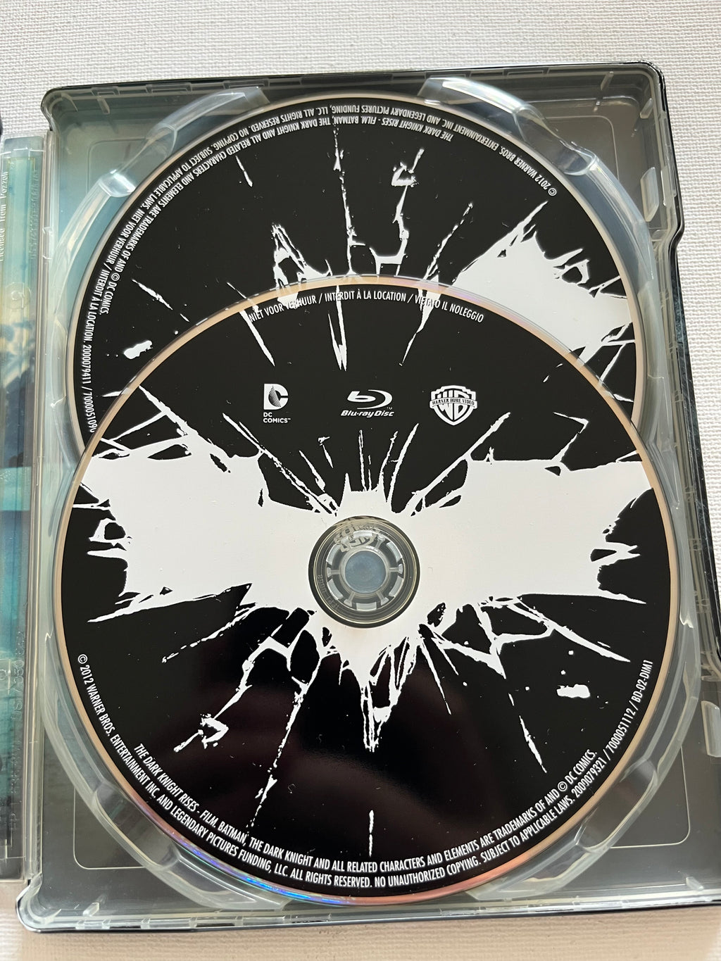 The Dark Knight Rises – 3-Disc Steelbook Blu-ray (2012) | Christian Bale & Tom Hardy