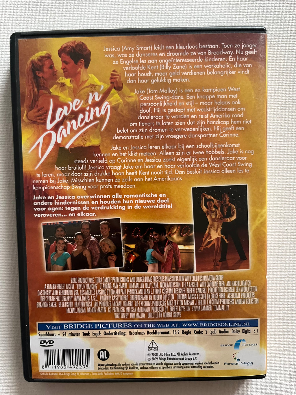 Love N’ Dancing – DVD (2009) | Amy Smart & Tom Malloy