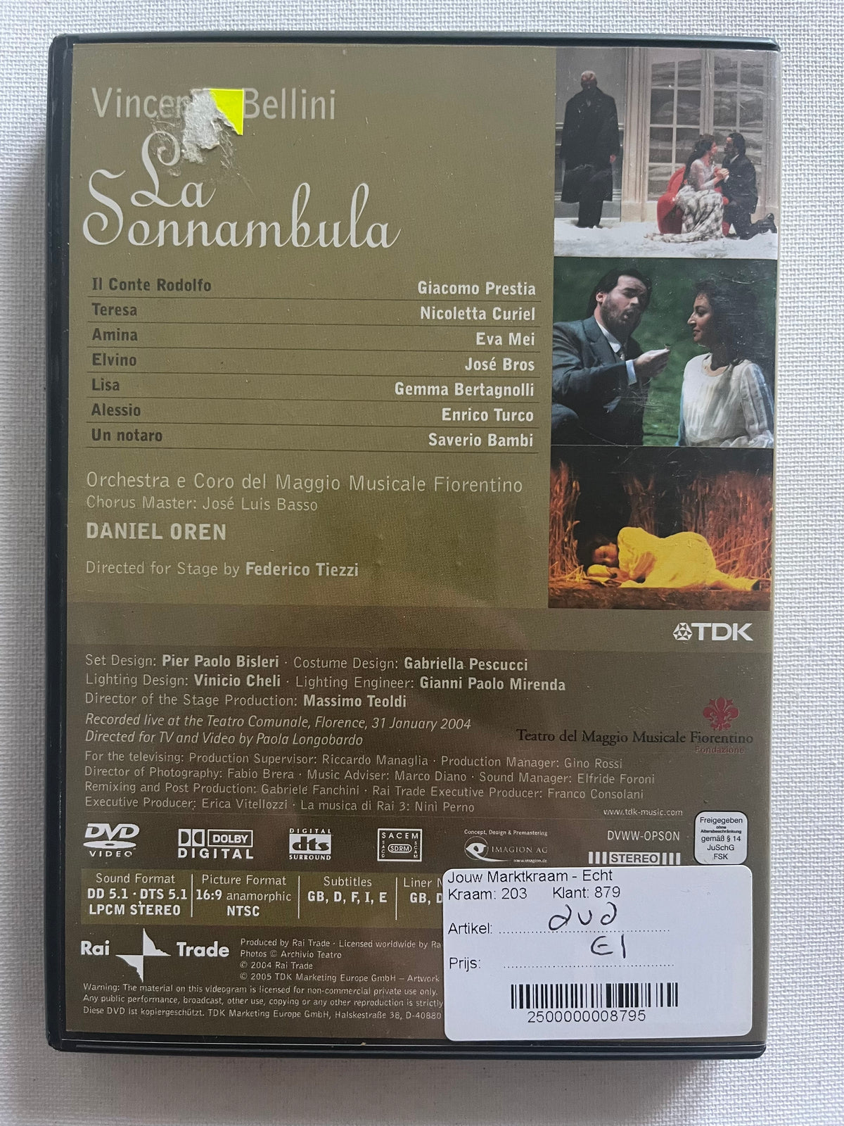Bellini: La Sonnambula – DVD | Opera
