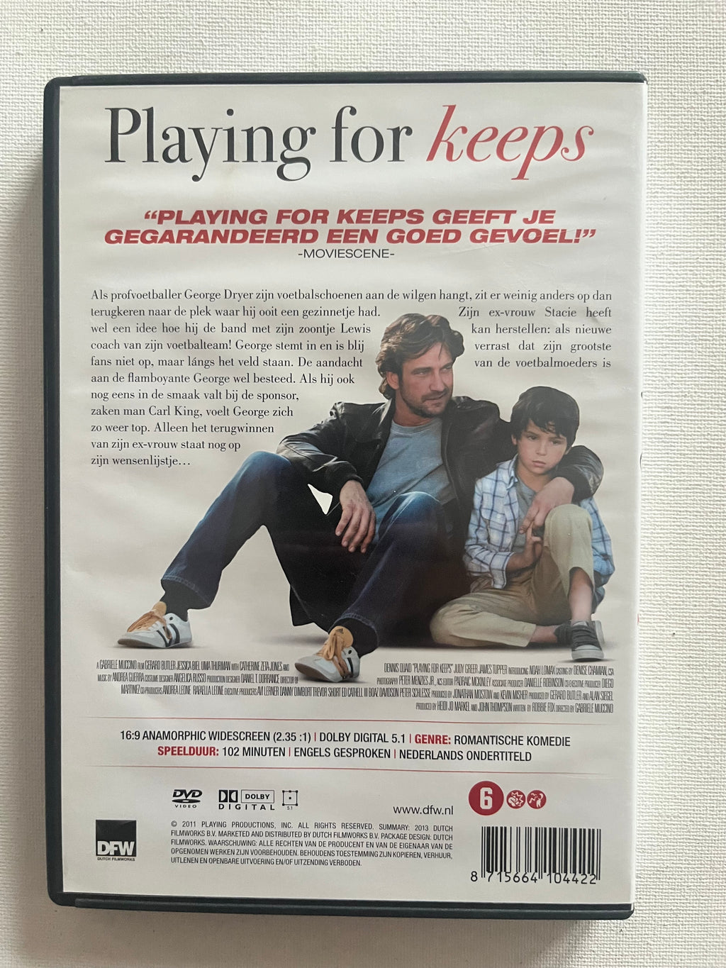 Playing for Keeps – DVD (2012) | Gerard Butler & Jessica Biel