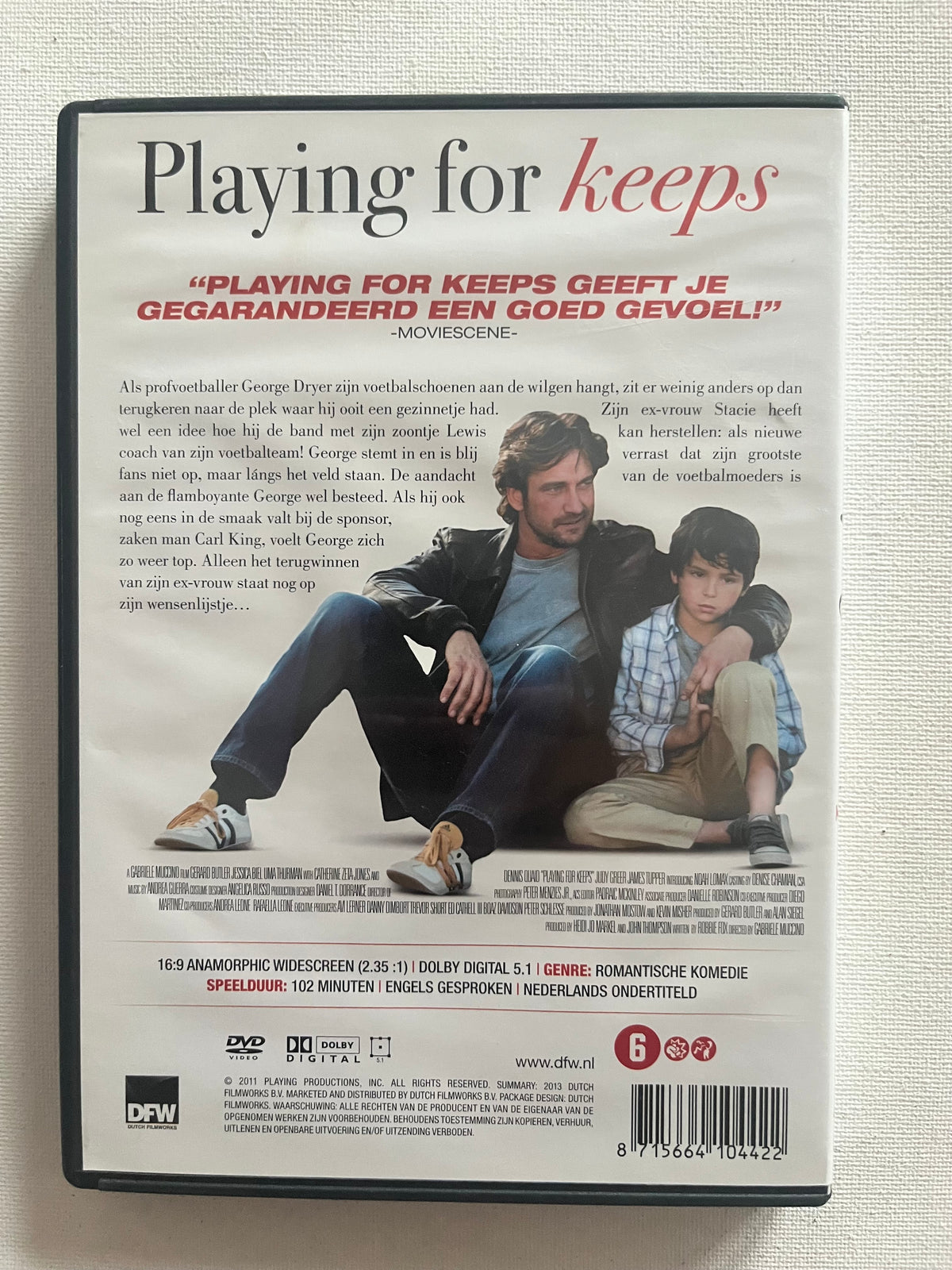 Playing for Keeps – DVD (2012) | Gerard Butler & Jessica Biel
