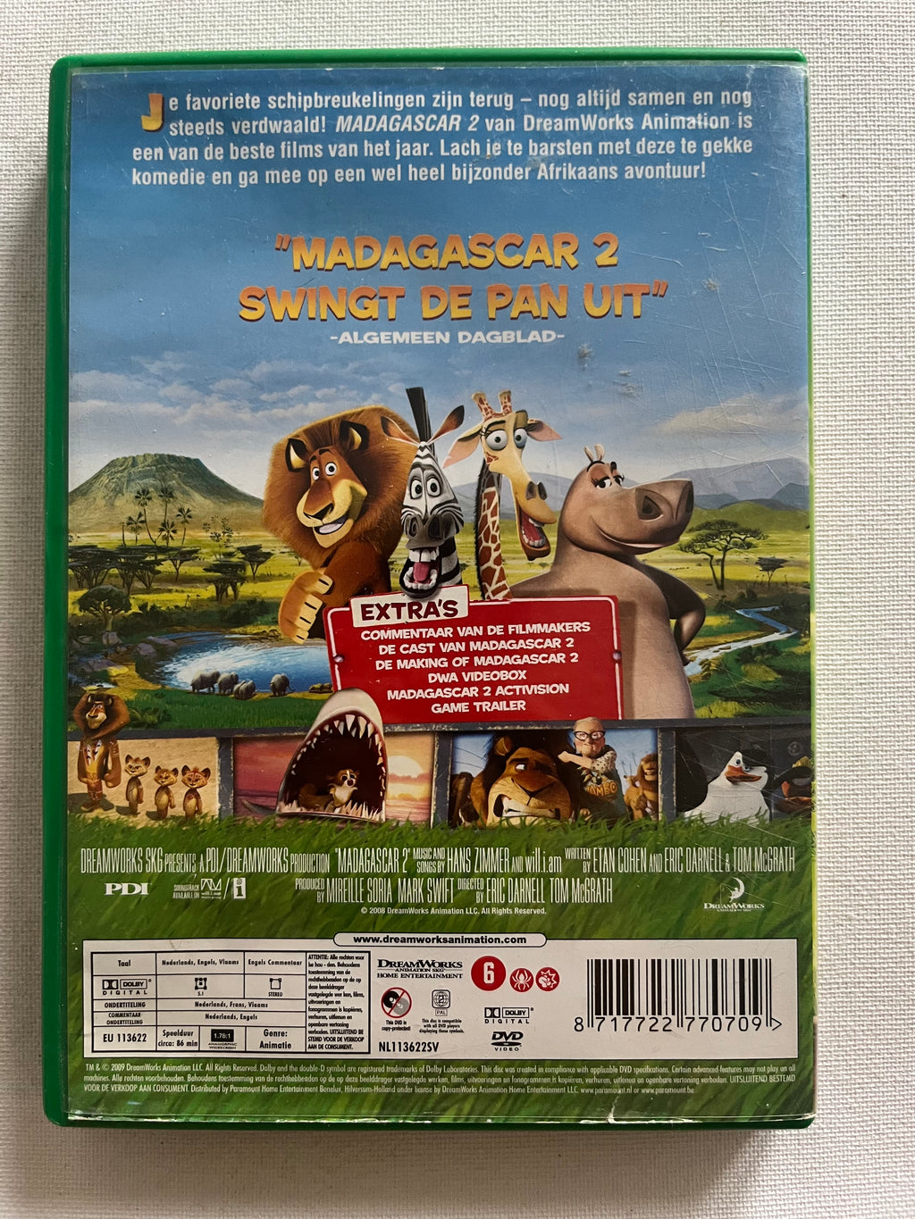 Madagascar: Escape 2 Africa – DVD (2008) | Ben Stiller, Chris Rock & David Schwimmer