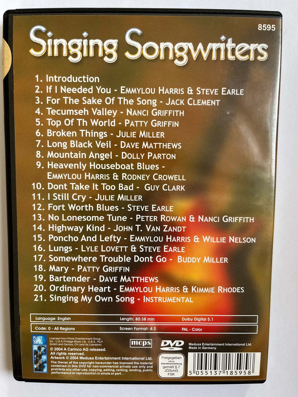 Singer Songwriter – DVD | Dolly Parton, Willie Nelson & Emmylou Harris