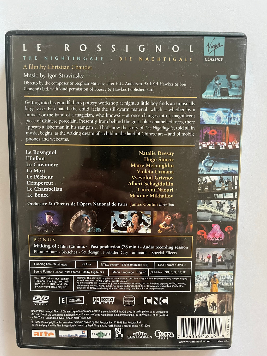 Stravinsky: Le Rossignol – DVD (2005) | Natalie Dessay