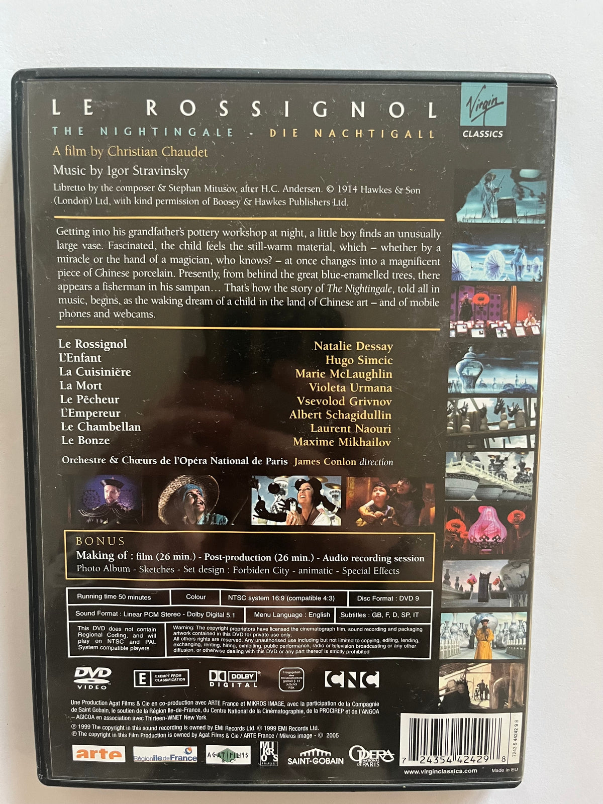 Stravinsky: Le Rossignol – DVD (2005) | Natalie Dessay