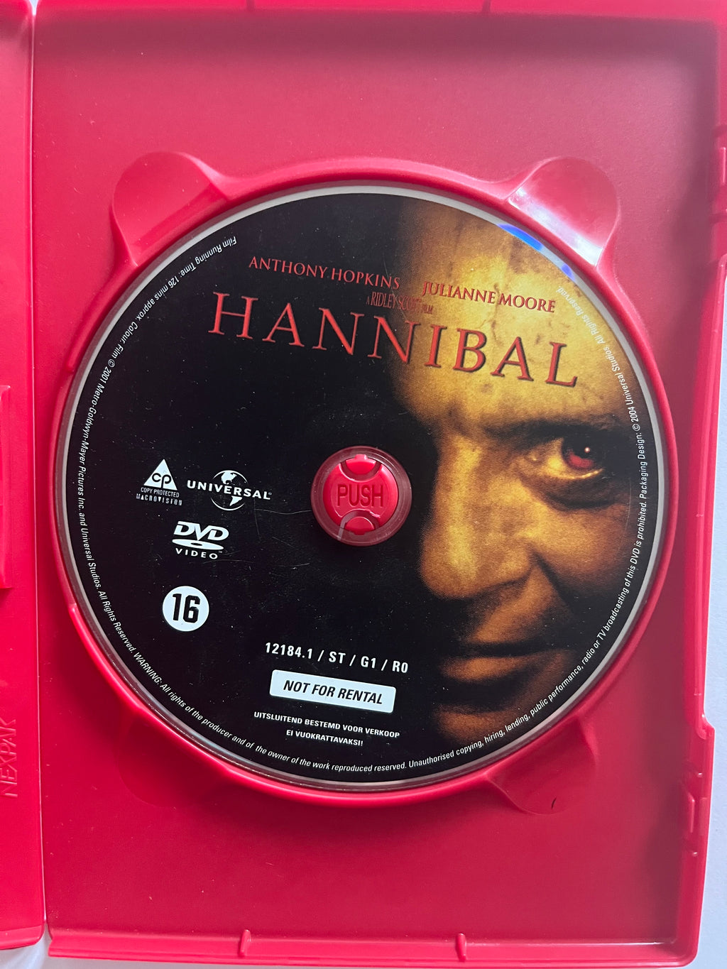 Hannibal – DVD (2001) | Anthony Hopkins & Julianne Moore