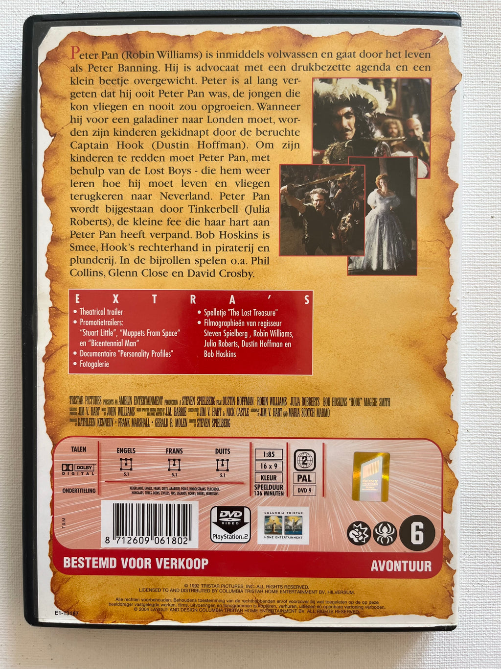 Hook – DVD (1991) | Robin Williams & Dustin Hoffman
