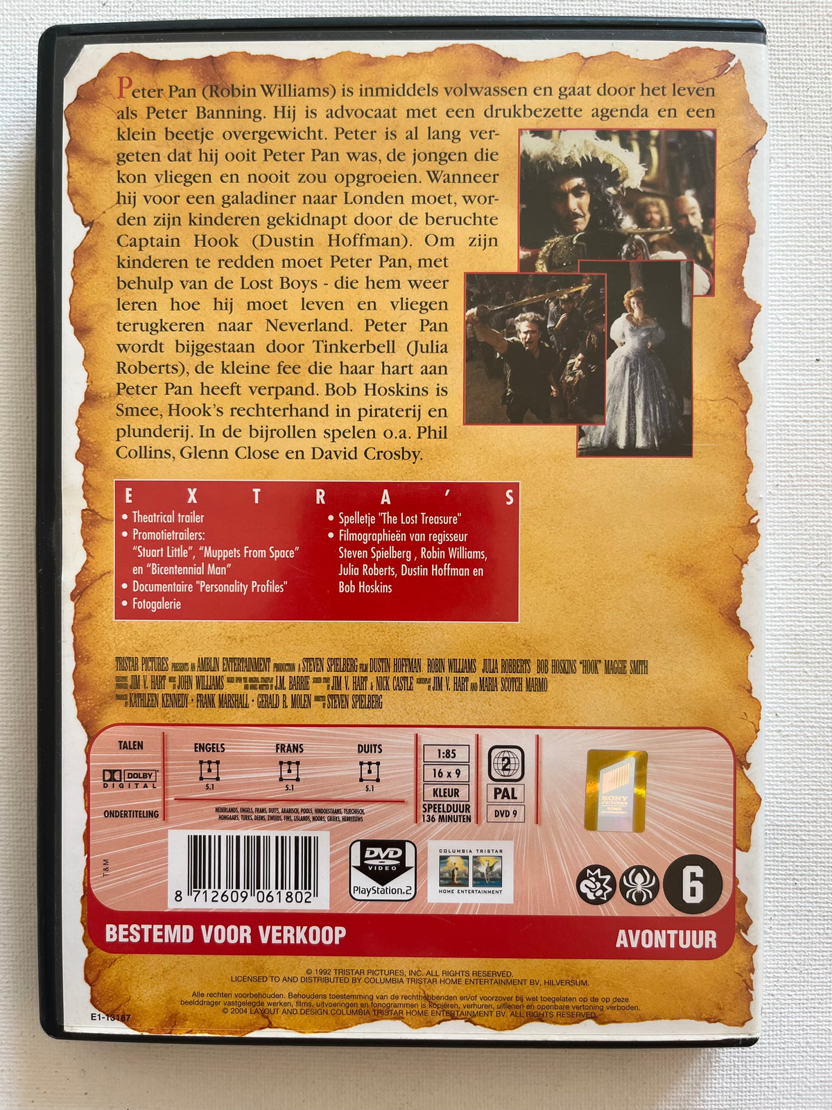 Hook – DVD (1991) | Robin Williams & Dustin Hoffman