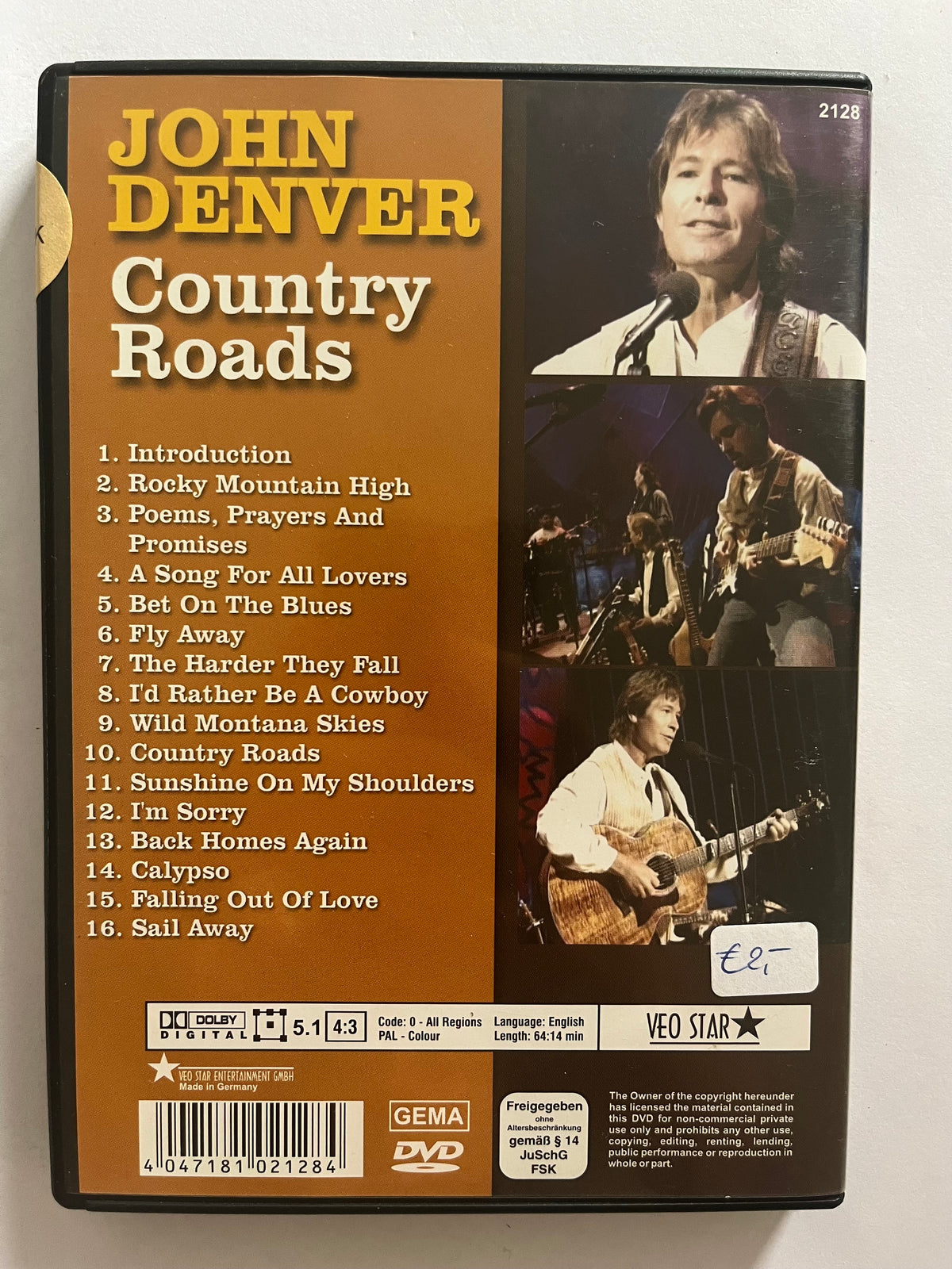 John Denver: Country Roads – DVD | Classic Country & Folk Music
