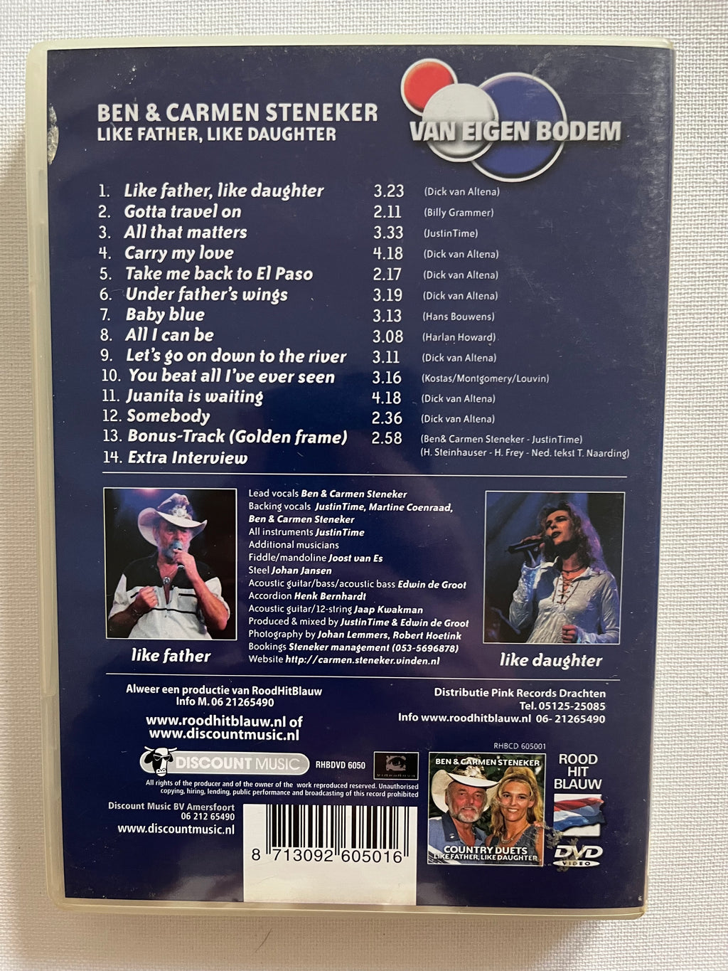 Ben & Carmen Steneker – Like Father, Like Daughter – DVD | Country Music