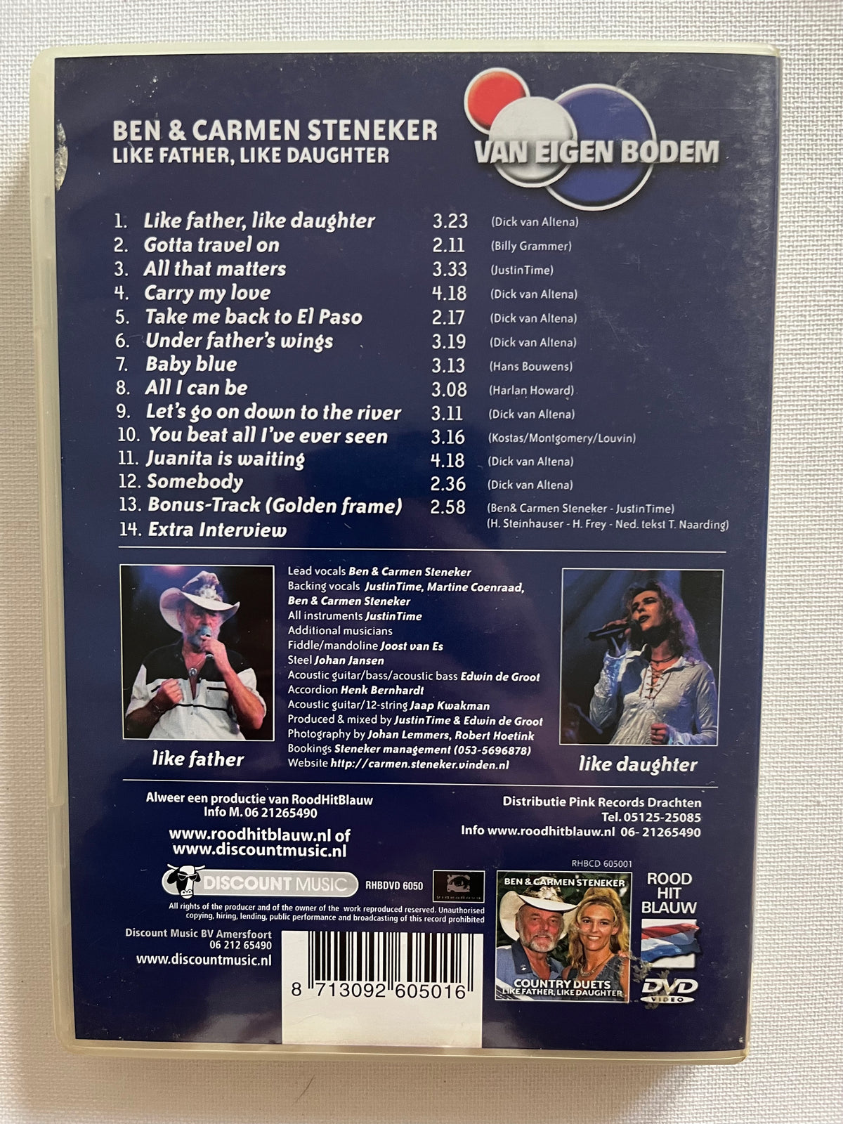 Ben & Carmen Steneker – Like Father, Like Daughter – DVD | Country Music