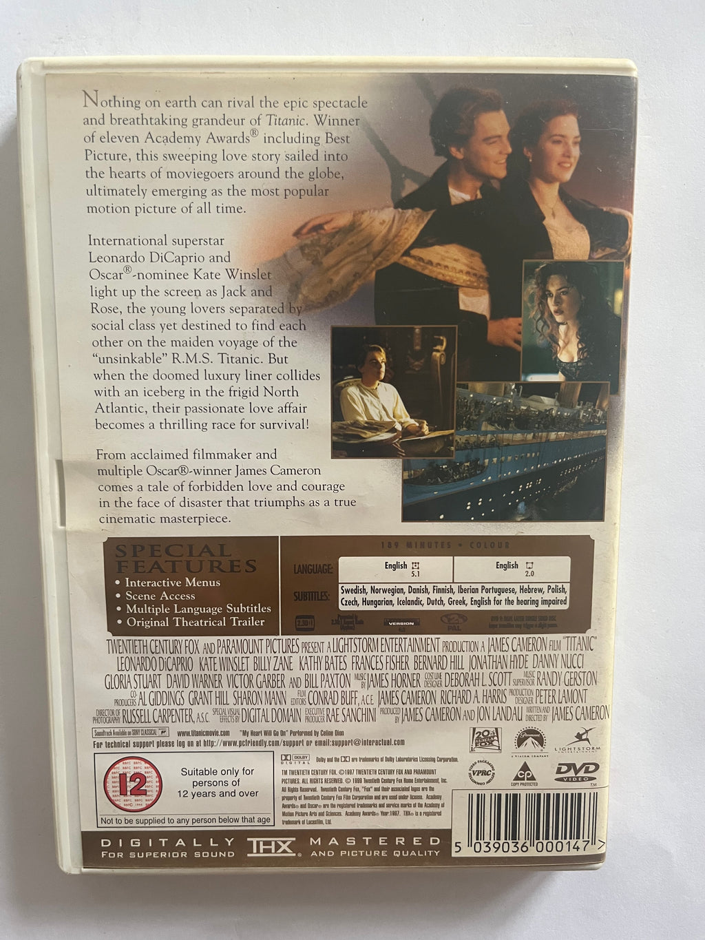 Titanic – DVD (1997) | Leonardo DiCaprio & Kate Winslet