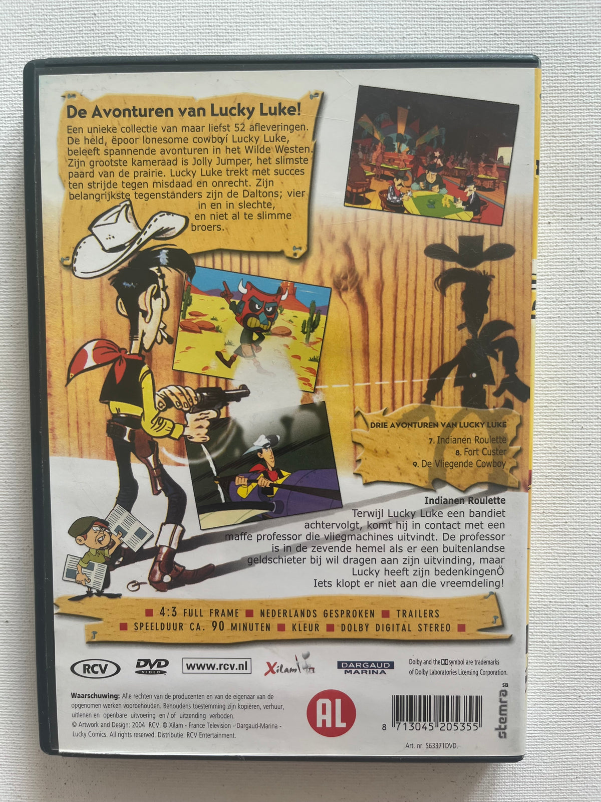 Lucky Luke: 7 Indianen & Roulette – DVD | Animated Western Adventures