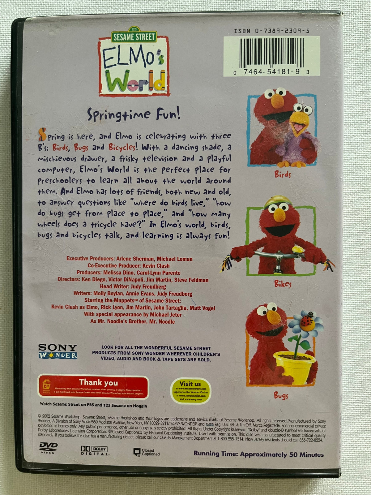 Sesame Street: Elmo’s World – Springtime Fun – DVD (2004) | Elmo