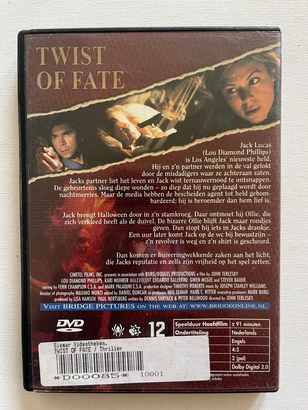 Twist of Fate – DVD (1998) | Lou Diamond Phillips