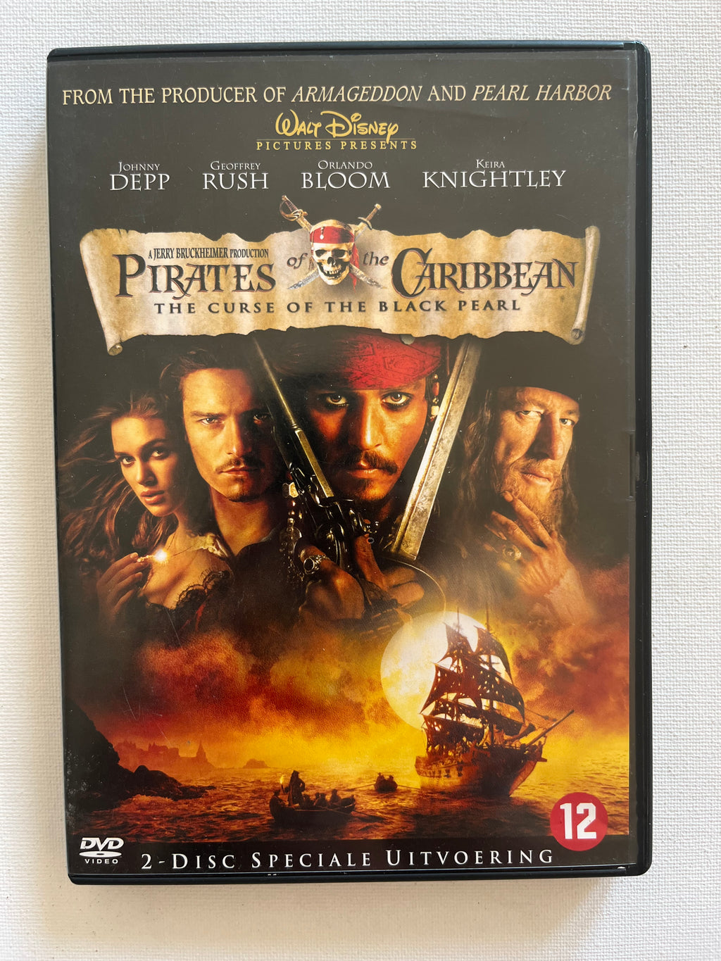 Disney Pirates of the Caribbean: The Curse of the Black Pearl – 2-Disc DVD (2003) | Johnny Depp