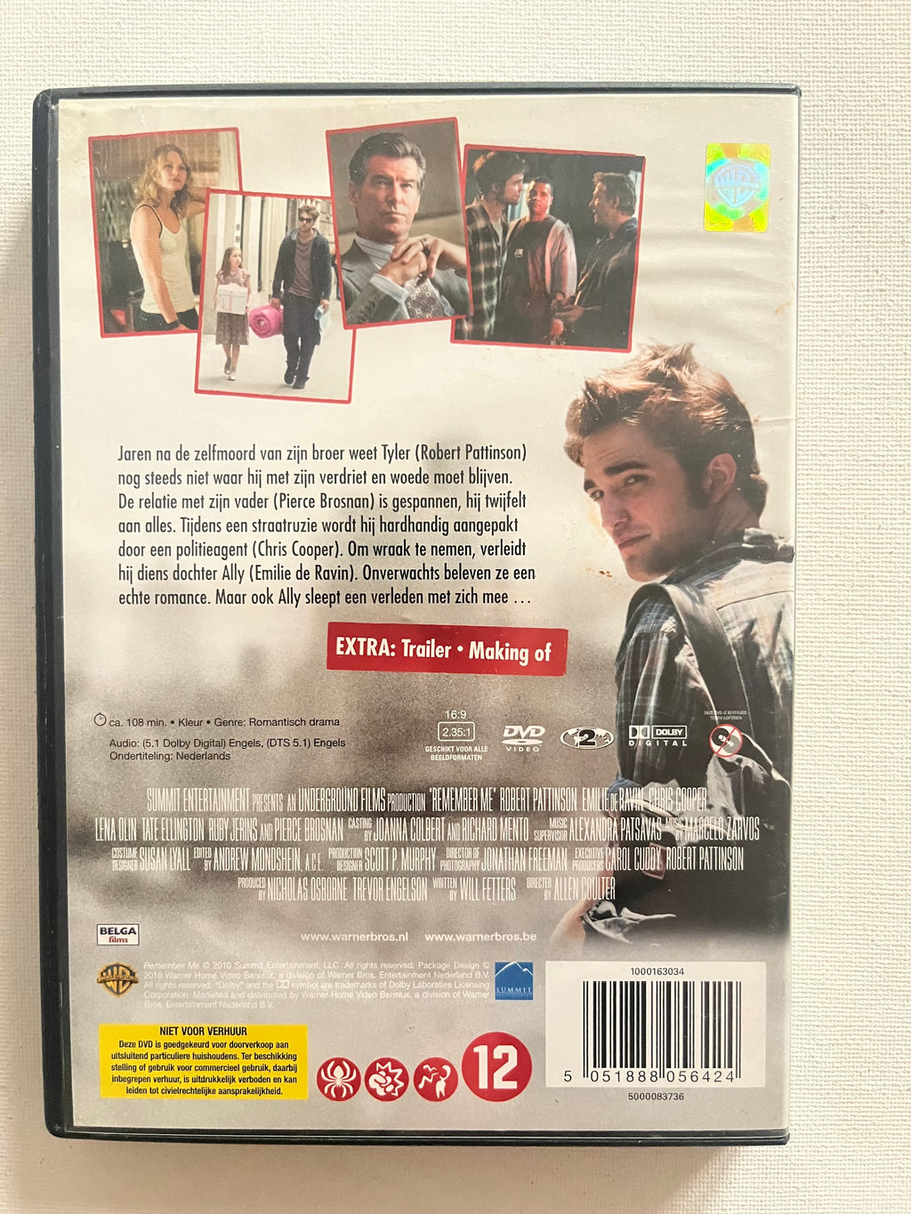 Remember Me – DVD (2010) | Robert Pattinson & Emilie de Ravin