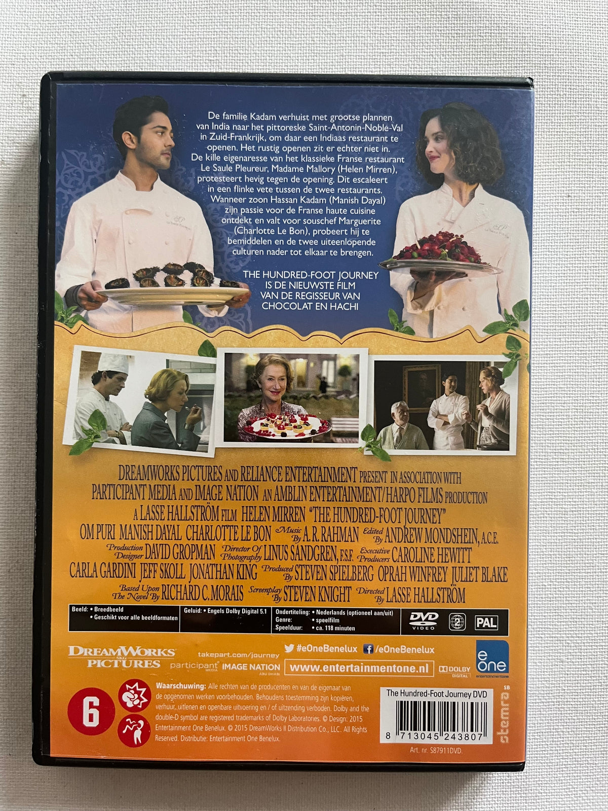 The Hundred-Foot Journey – DVD (2014) | Helen Mirren & Om Puri