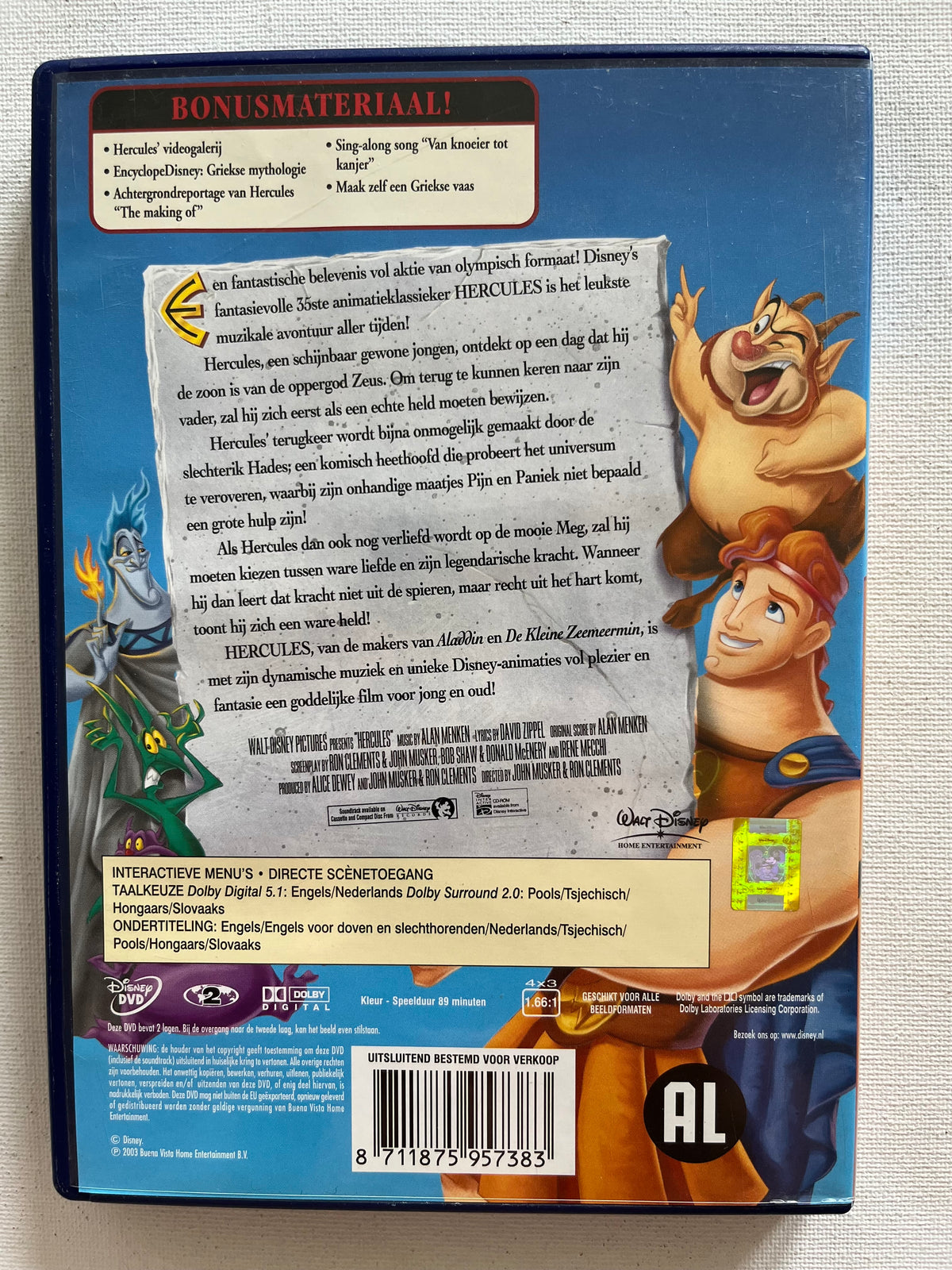 Disney Hercules – DVD (1997) | Disney Classic
