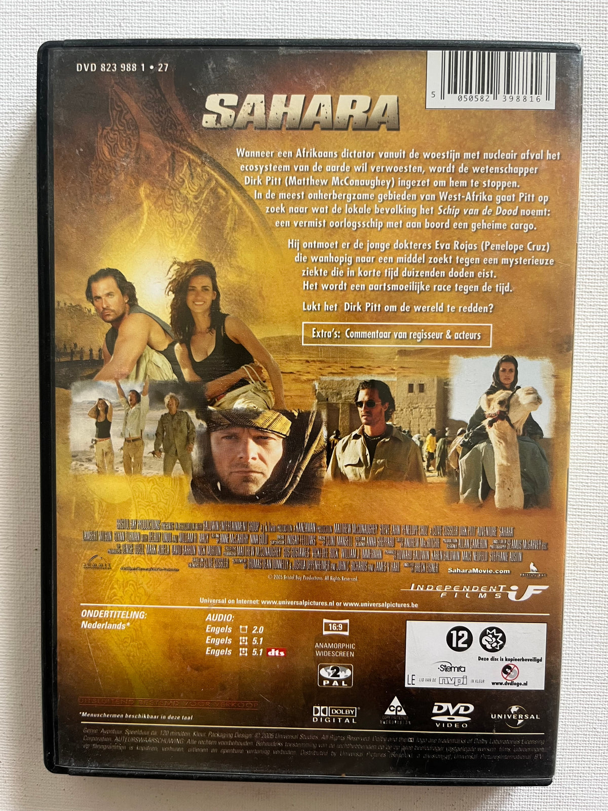 Sahara – DVD (2005) | Matthew McConaughey & Penélope Cruz