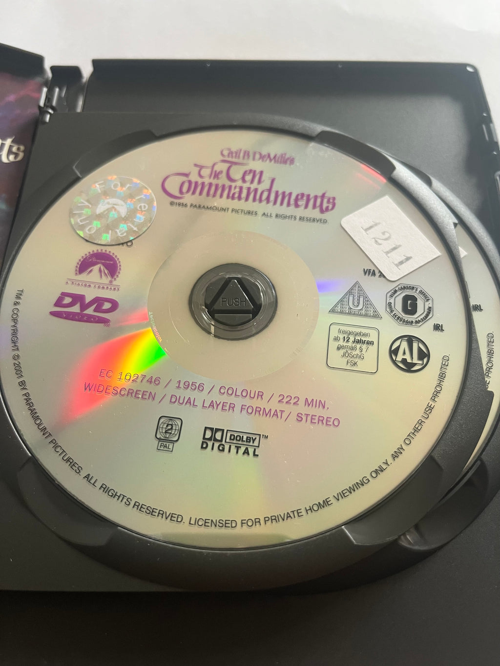 The Ten Commandments – 2-Disc DVD (1956) | Charlton Heston
