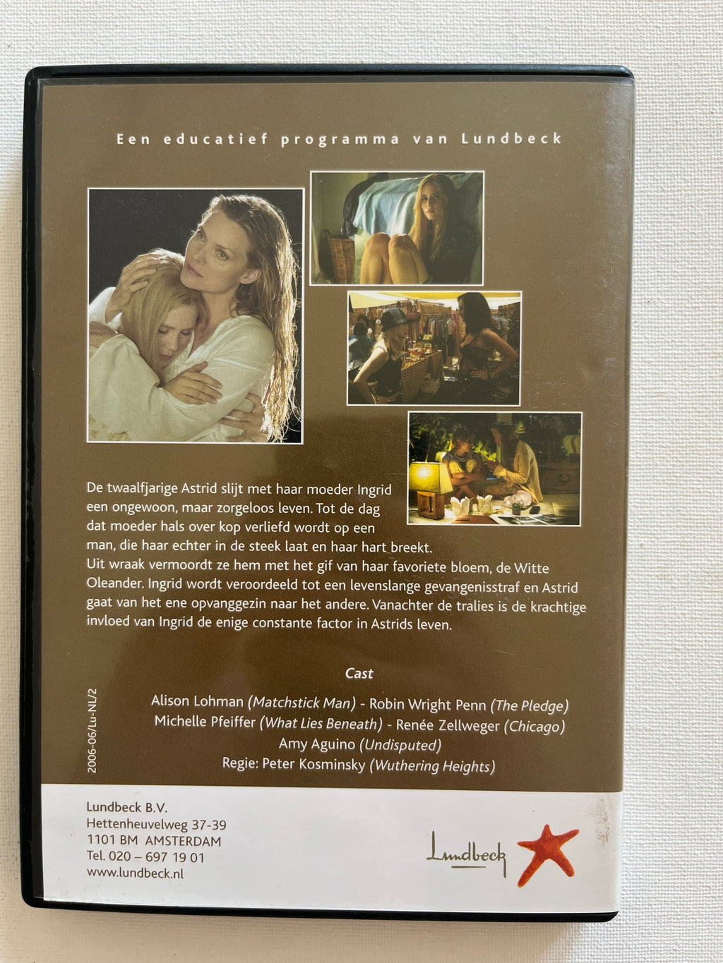 White Oleander – DVD (2002) | Michelle Pfeiffer & Renée Zellweger