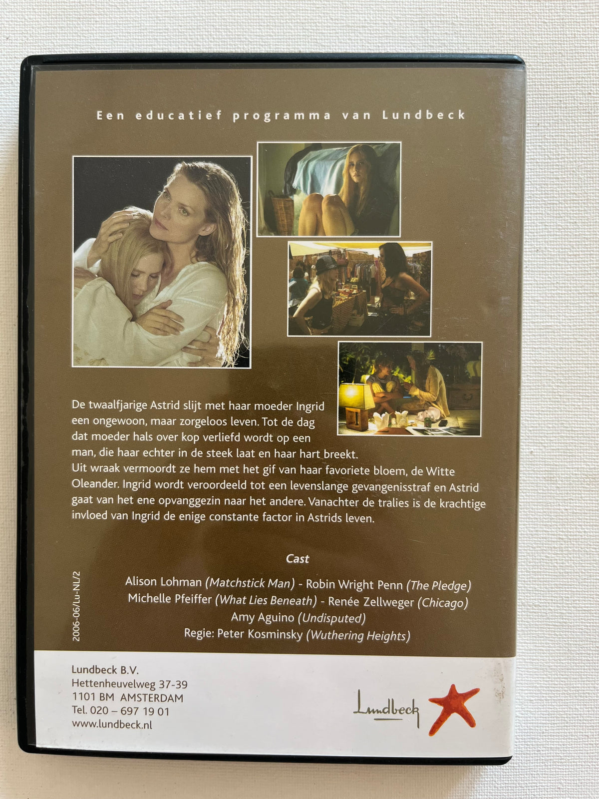 White Oleander – DVD (2002) | Michelle Pfeiffer & Renée Zellweger
