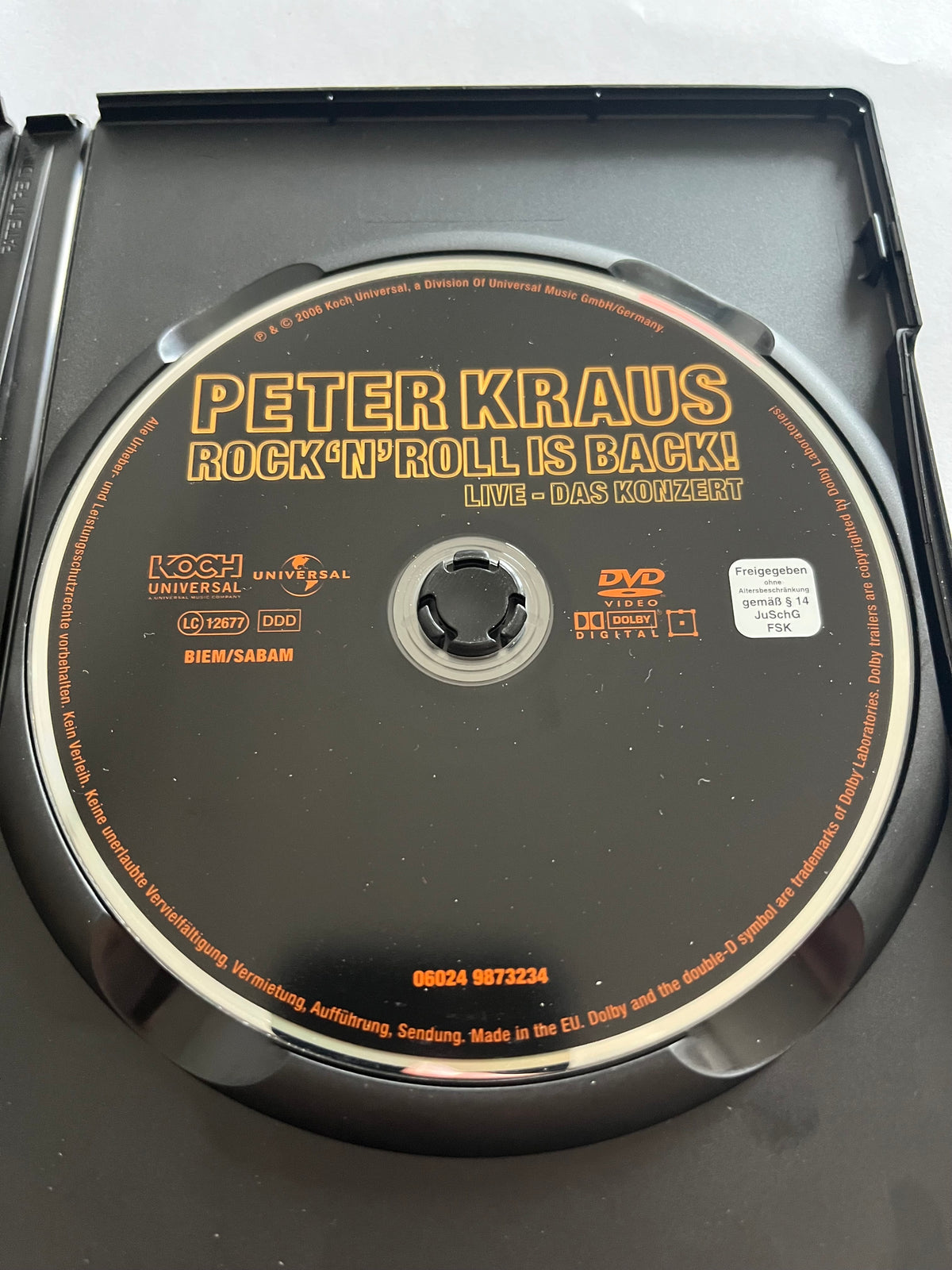 Peter Kraus: Rock ’n’ Roll Is Back – DVD | Live Music & Rock ’n’ Roll