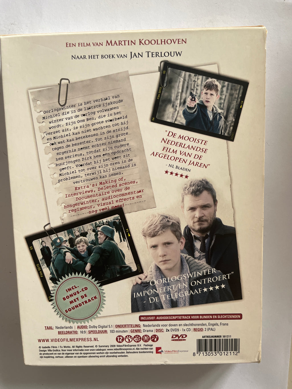 Oorlogswinter – 3-Disc Special Edition DVD (2008) | Martijn Lakemeier