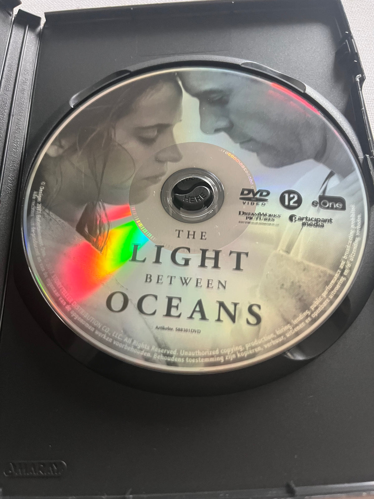 The Light Between Oceans – DVD (2016) | Michael Fassbender & Alicia Vikander