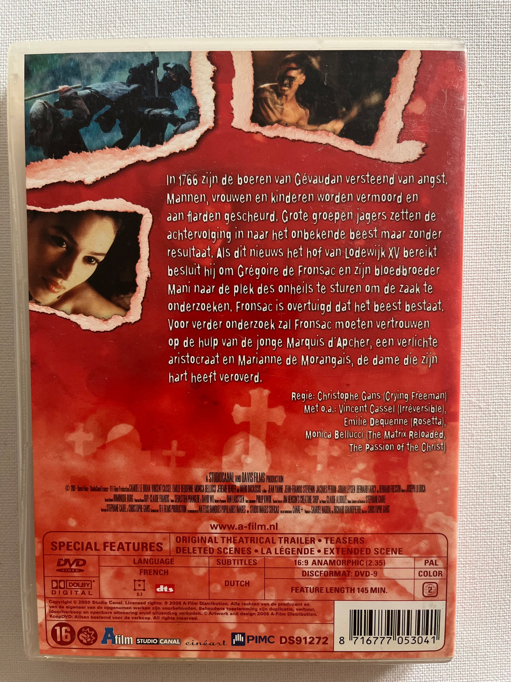 Brotherhood of the Wolf – DVD (2001) | Samuel Le Bihan & Vincent Cassel