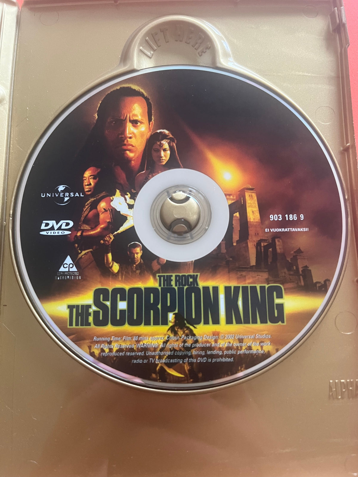 The Scorpion King – DVD (2002) | Dwayne Johnson & Kelly Hu