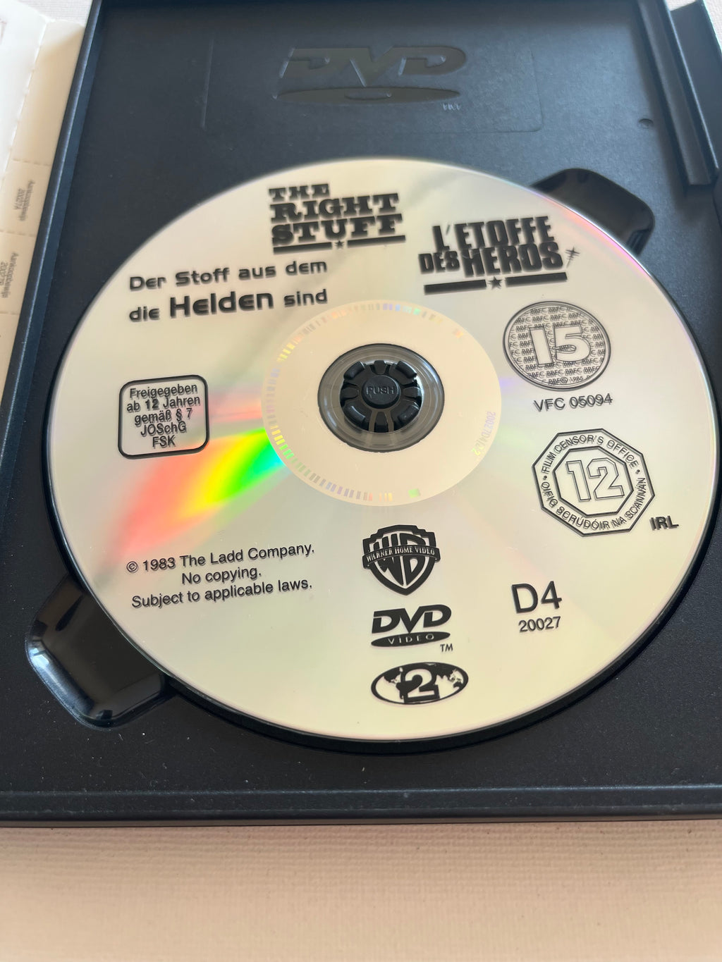 The Right Stuff – DVD (1983) | Sam Shepard & Ed Harris