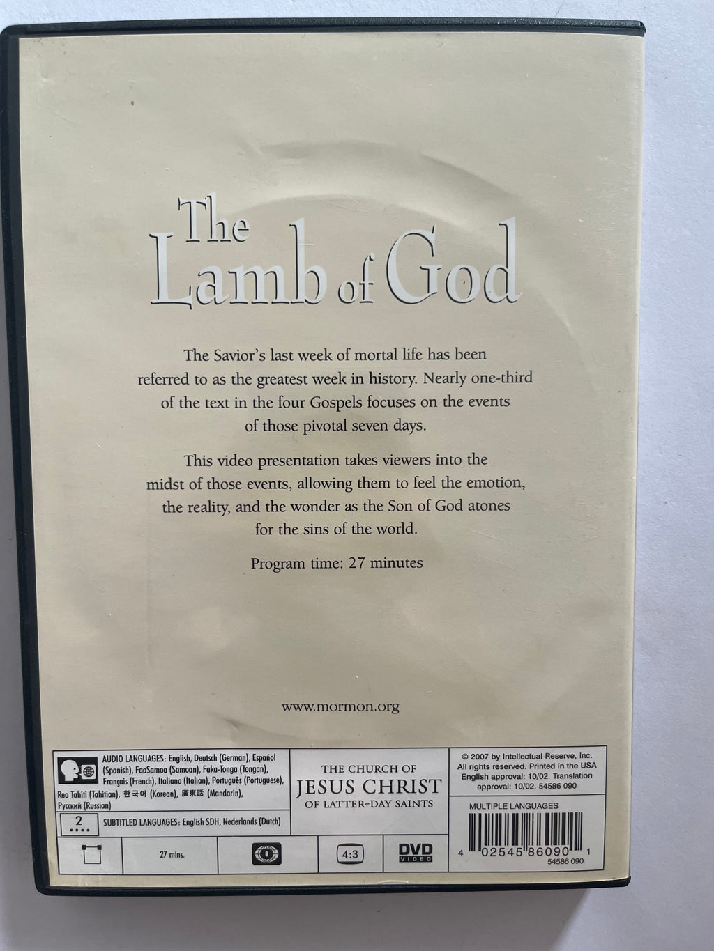 The Lamb of God – DVD (2007) | Biblical Documentary