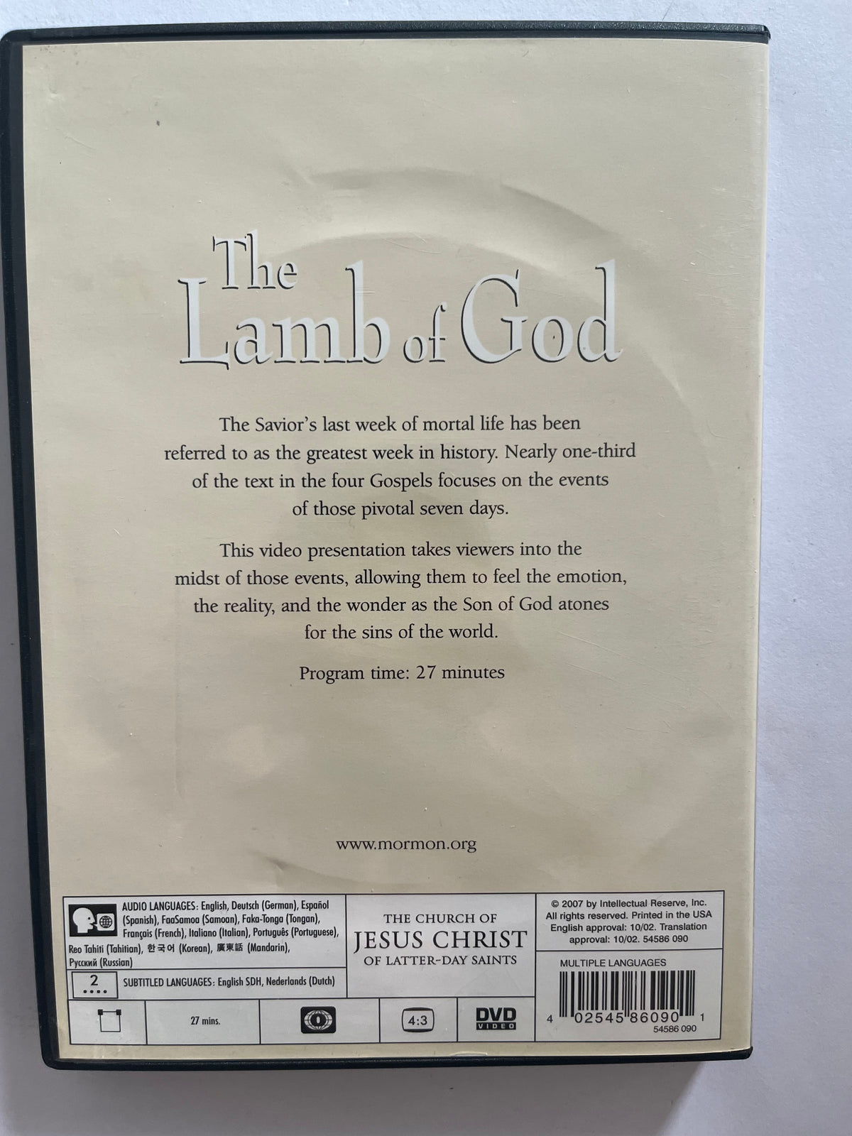 The Lamb of God – DVD (2007) | Biblical Documentary