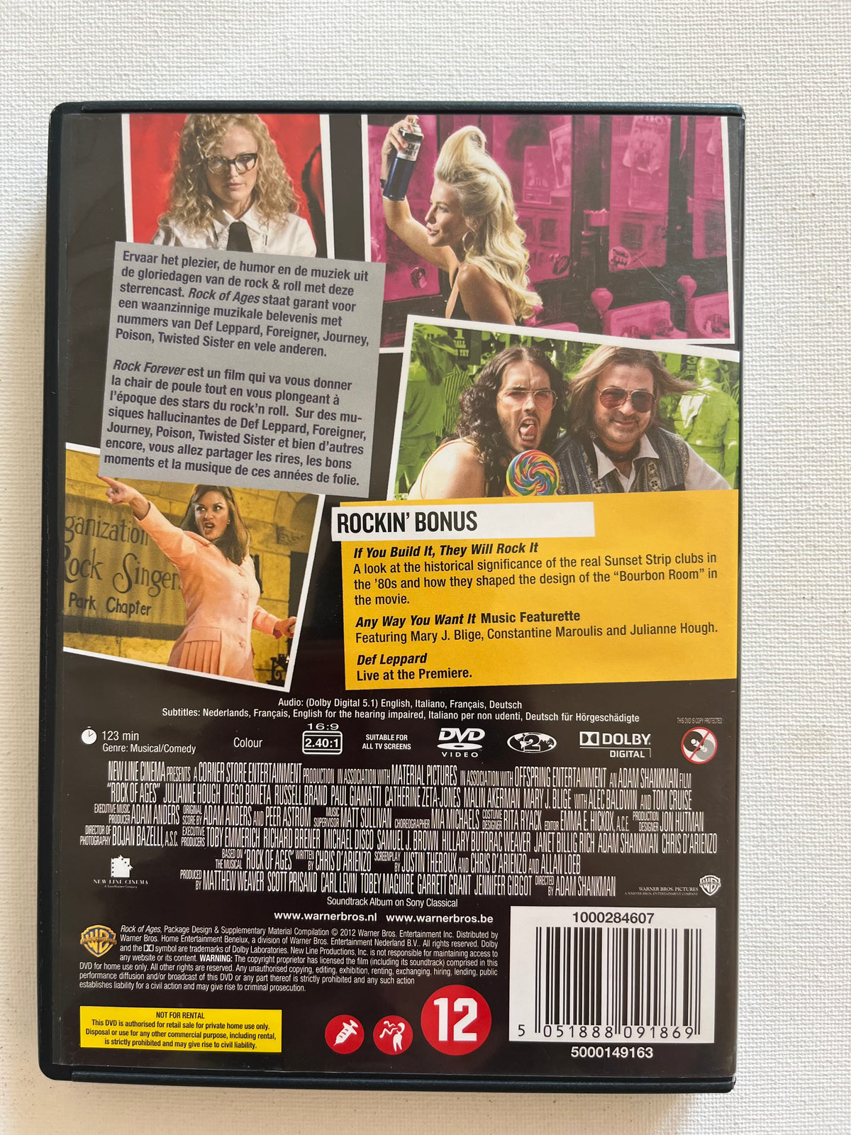 Rock of Ages – DVD (2012) | Tom Cruise & Julianne Hough