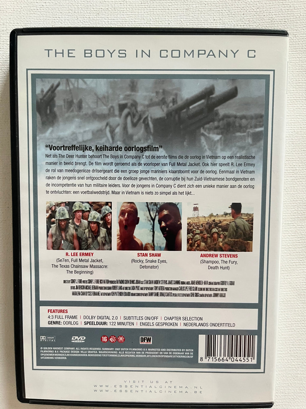 The Boys in Company C – DVD (1978) | Stan Shaw & Andrew Stevens