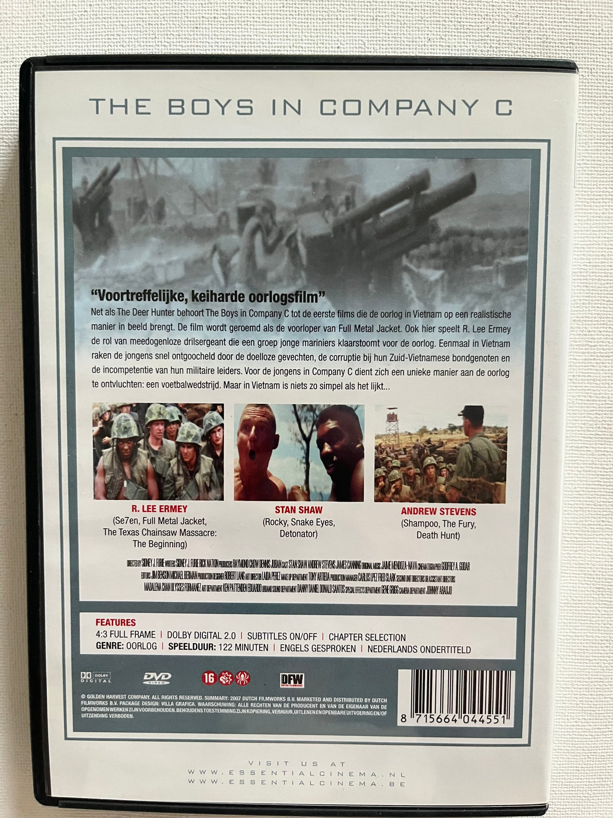The Boys in Company C – DVD (1978) | Stan Shaw & Andrew Stevens